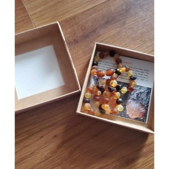 New Amber Necklace (Authentic, Certified) - 12.5 inches - Unisex Jewelry - Picture 2 of 3